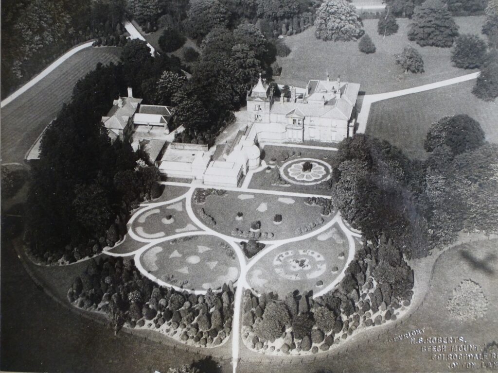 An aerial shot of Ryelands in 1927
