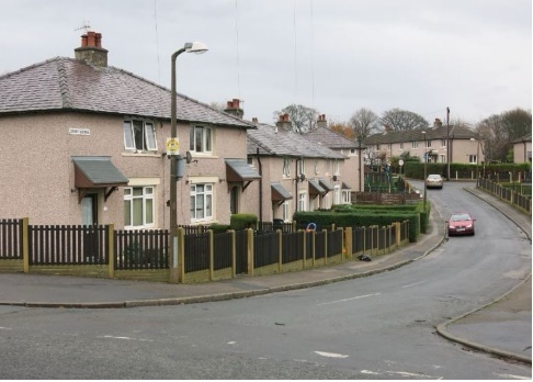 Denny Avenue on Ryelands housing estate