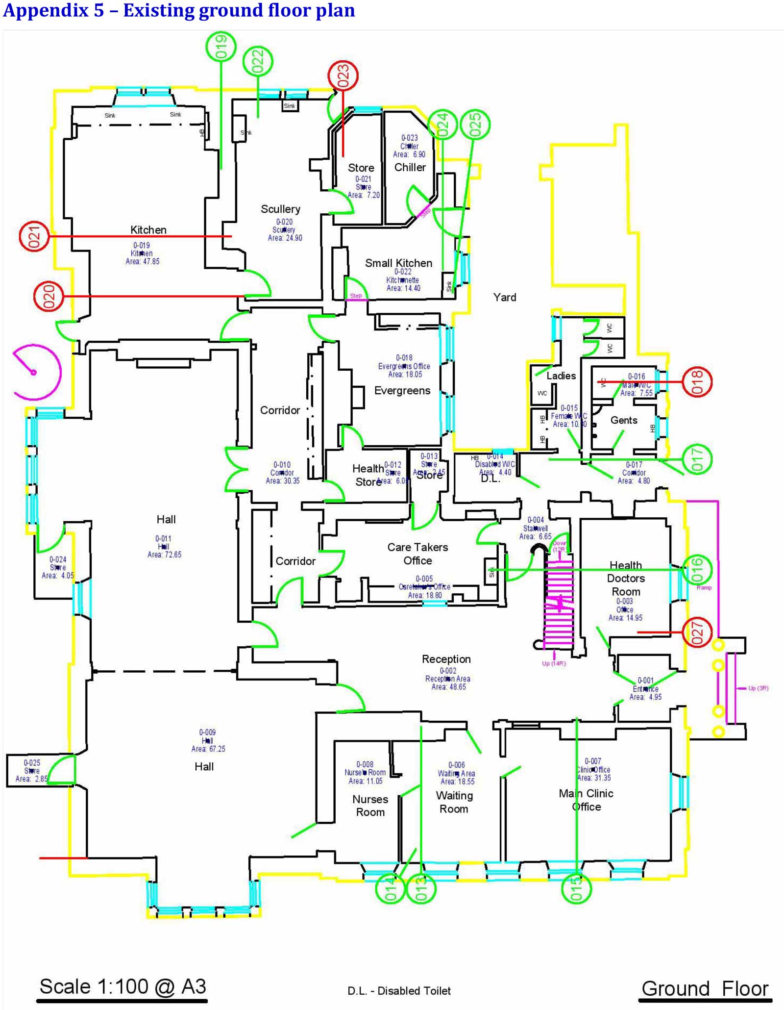 Vision 2026 Version 5.1 - Appendix 5 – Existing Ground Floor Plan