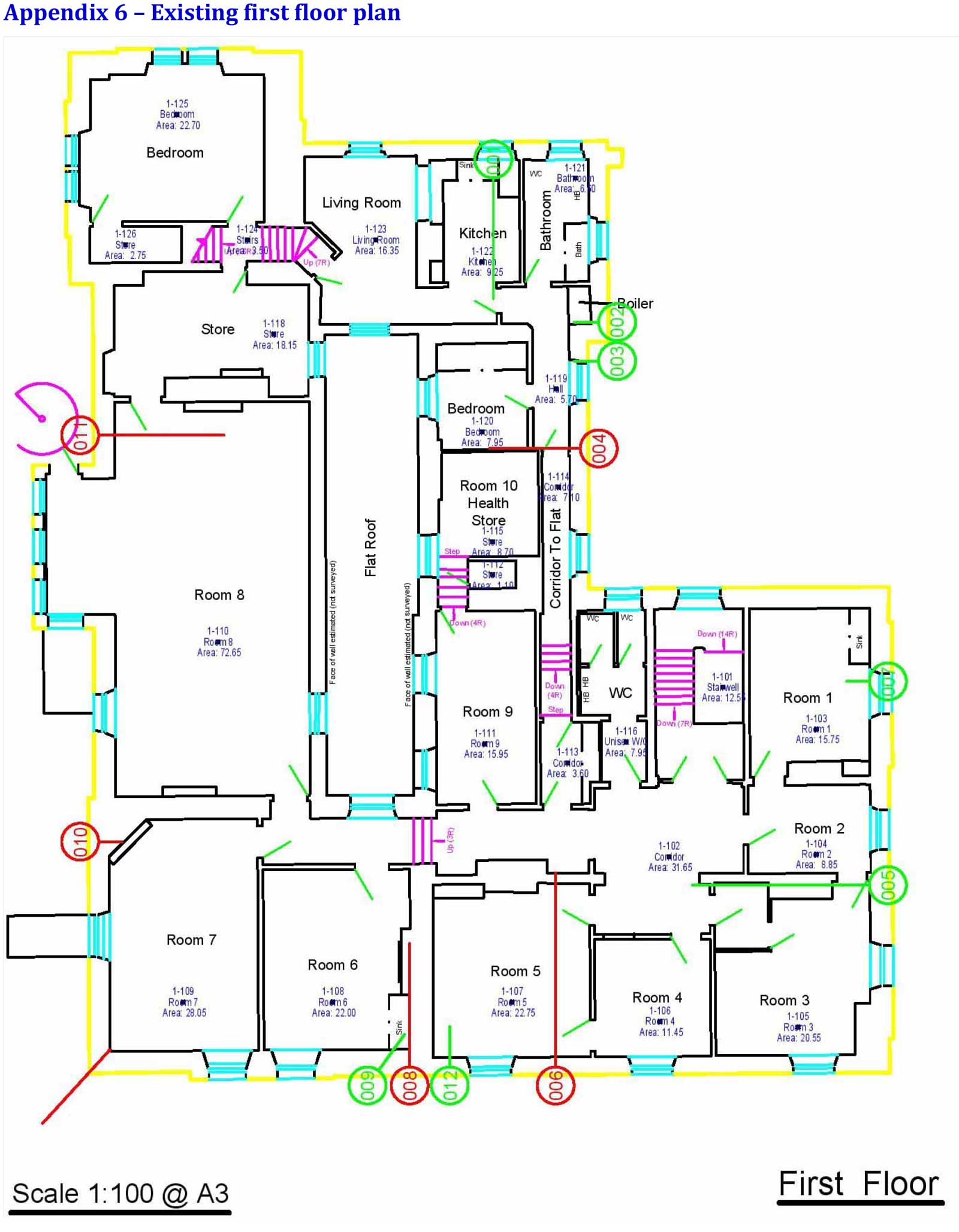Vision 2026 Version 5.1 - Appendix 6 – Existing First Floor Plan